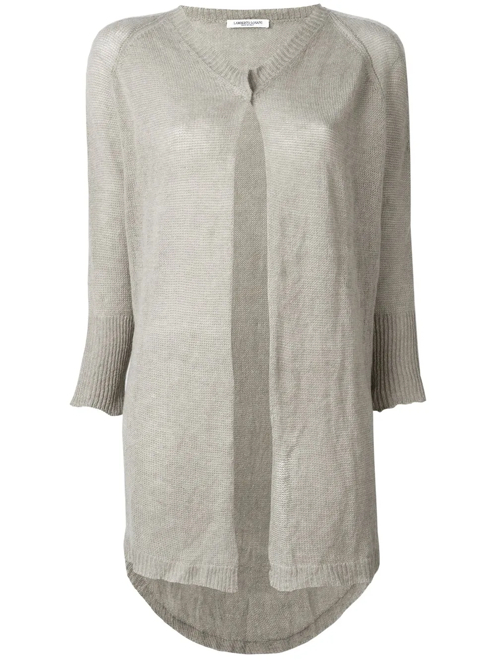 buttoned mid cardigan