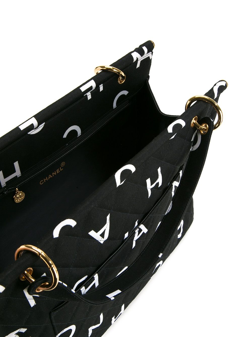 Affordable HOT SALE CHANEL quilted logo tote Women