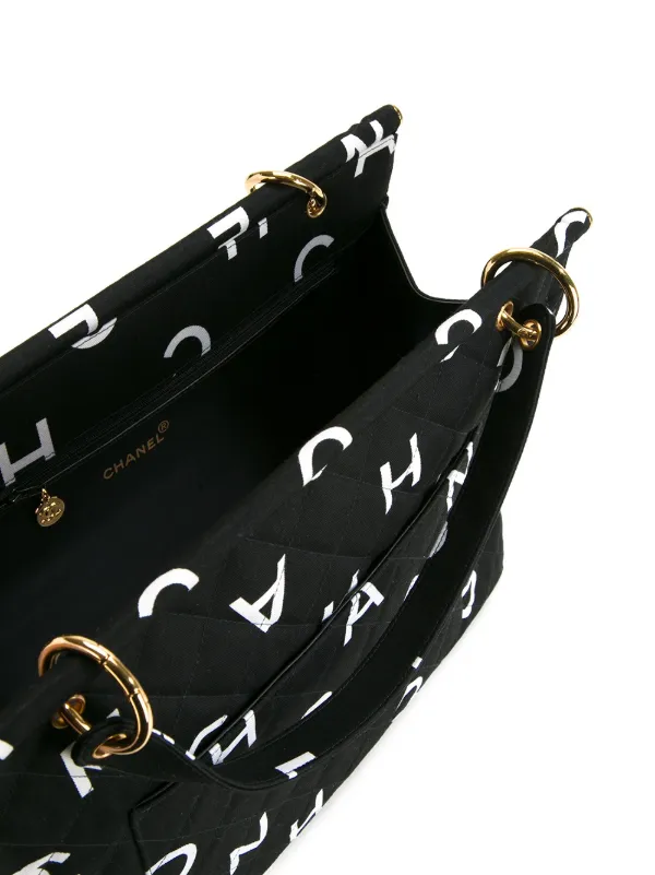 CHANEL Pre-Owned キルティング トートバッグ | ブラック | FARFETCH JP