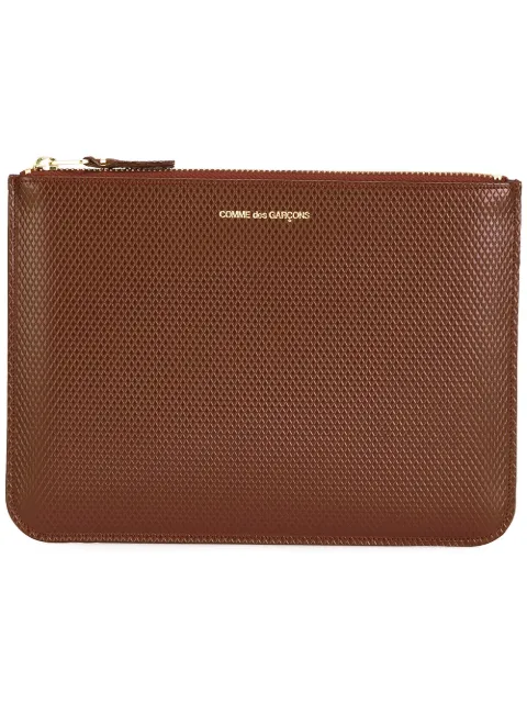Comme Des Garçons Wallet bolsa de mano texturizada