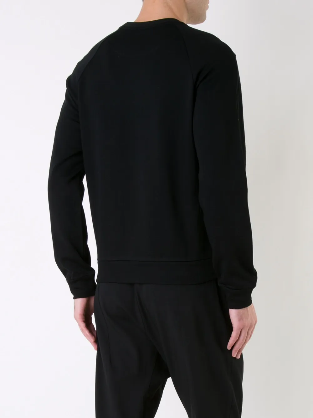 Wooyoungmi circular pattern sweatshirt Zwart