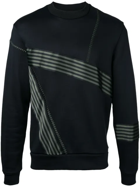 Wooyoungmi striped trim sweatshirt 