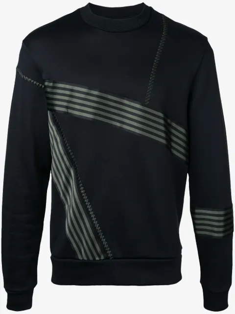 Wooyoungmi striped trim sweatshirt 