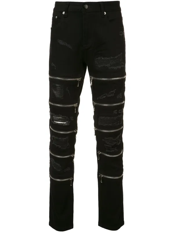 God s Masterful Children Front Zips Skinny Jeans Farfetch