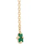 Lizzie Mandler Fine Jewelry 18k gold and emerald 'Floating' lariat necklace