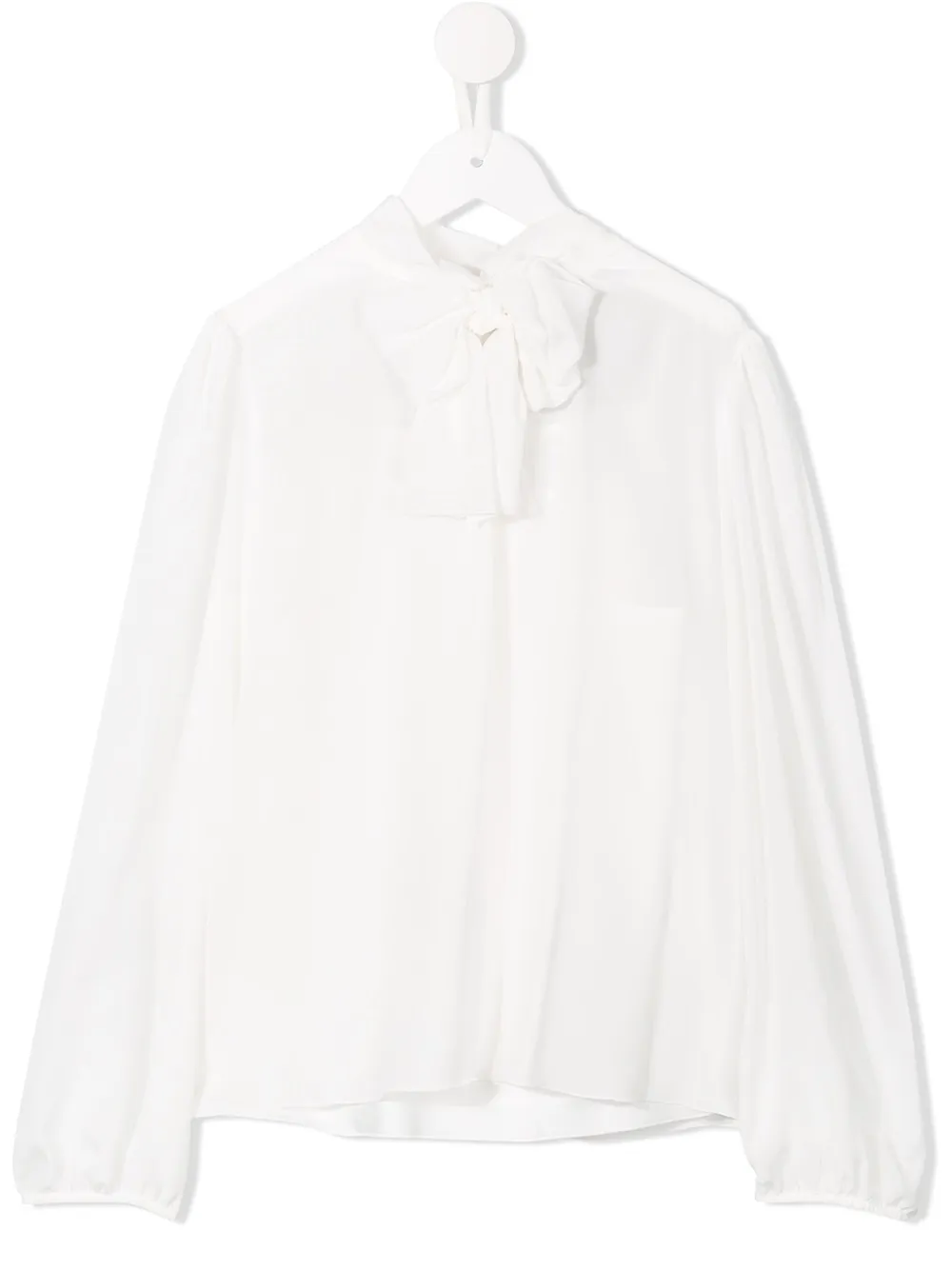 Dolce & Gabbana Kids pussy bow blouse | White | Image 1