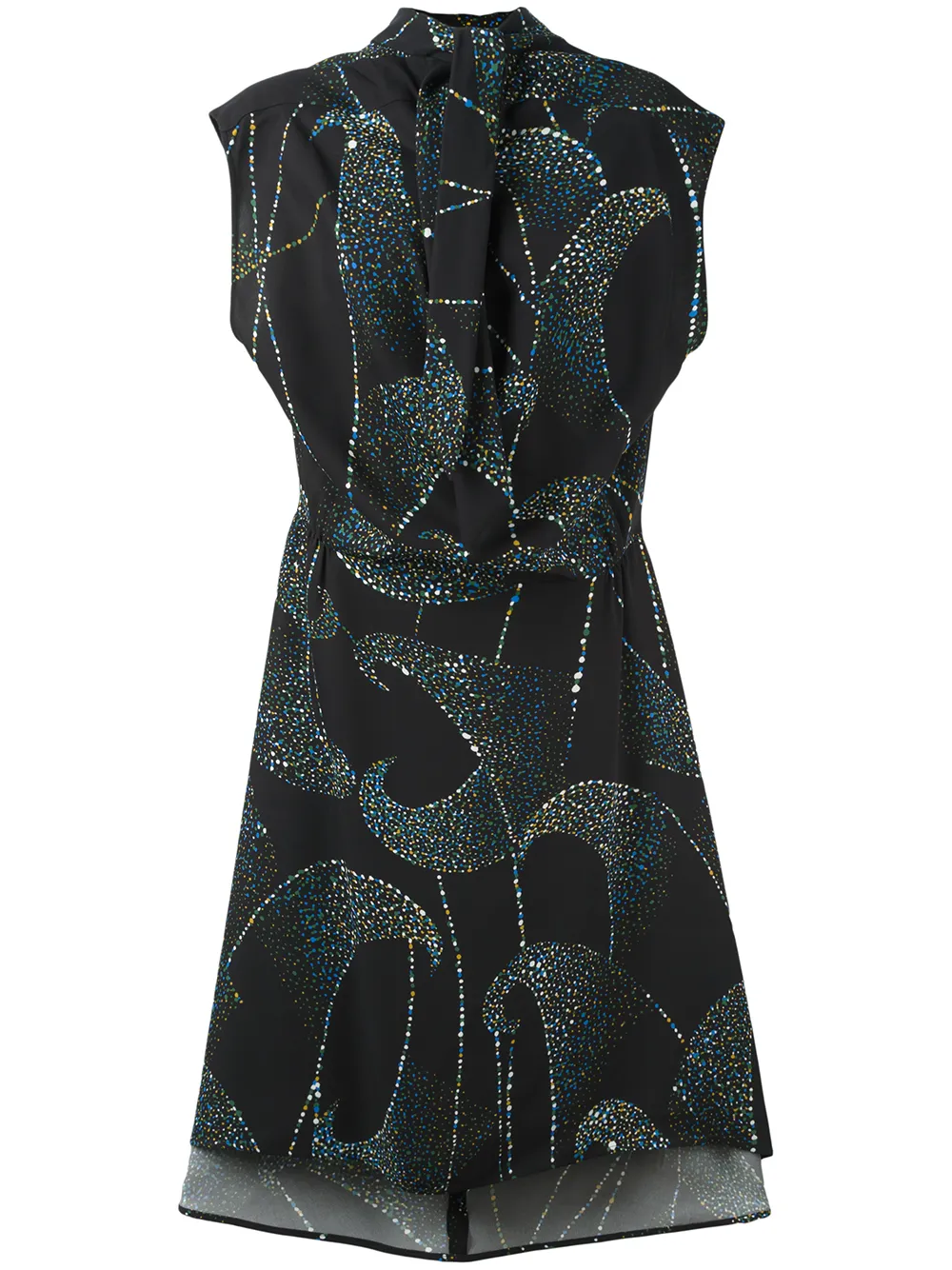 Balenciaga printed dress - Nero