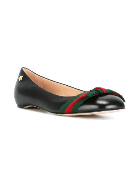 gucci flats bow