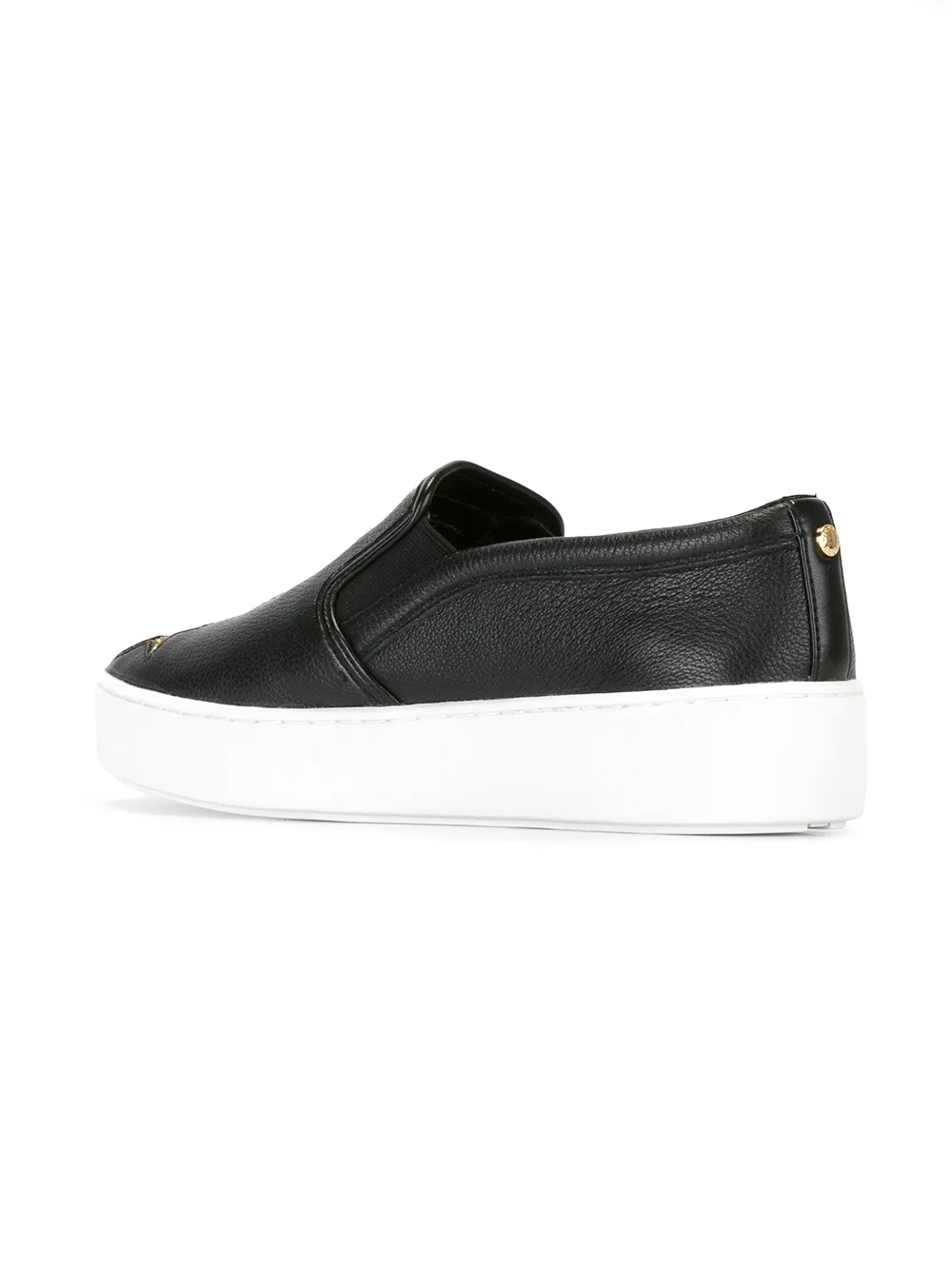 Imagen secundaria de producto de Michael Michael Kors zapatillas slip-on con detalle de estrella Pia - Negro - MICHAEL Michael Kors