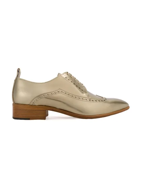 Maison Margiela pointed toe metallic brogues
