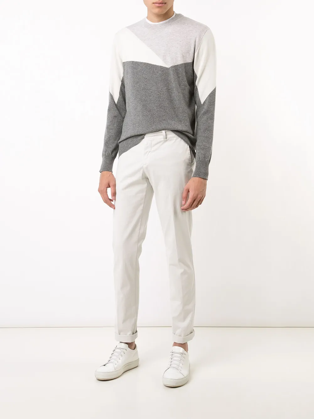 Eleventy classic straight-leg trousers - Beige