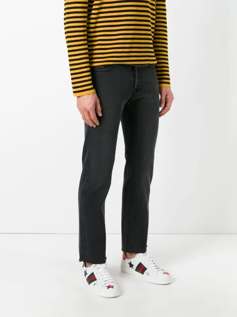 GUCCI panther patch jeans