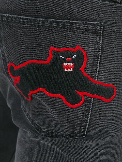 GUCCI panther patch jeans