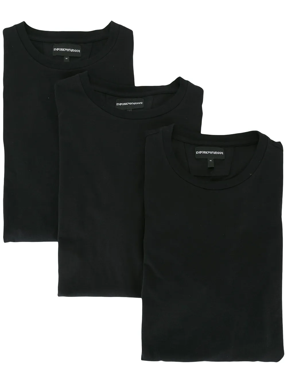 

Emporio Armani logo print T-shirt - Negro