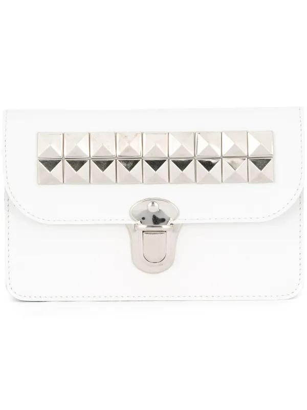【COMME des GARÇONS】studs zip wallet Classic Print Full Zip Around Wallet Black Check | Comme des