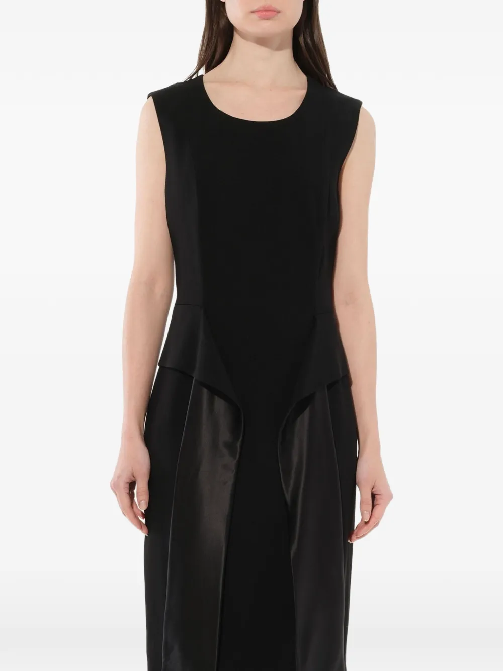 Givenchy wrap-effect shift dress - Black