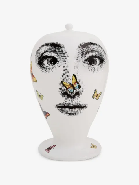Fornasetti face print vase
