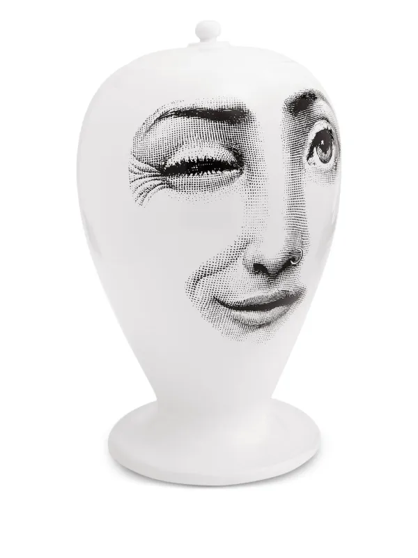 Fornasetti フェイスプリント花瓶 | ホワイト | FARFETCH JP