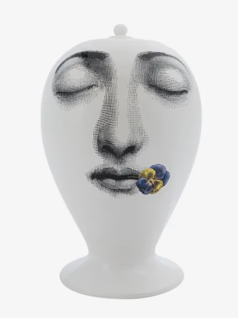 Fornasetti face print vase 