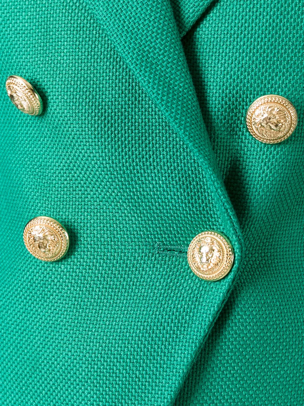 Balmain double breasted blazer Groen