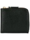 Comme Des Garçons Wallet Black Grained Leather Wallet
