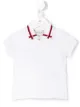 الصورة 1 من Gucci Kids Web trim polo shirt