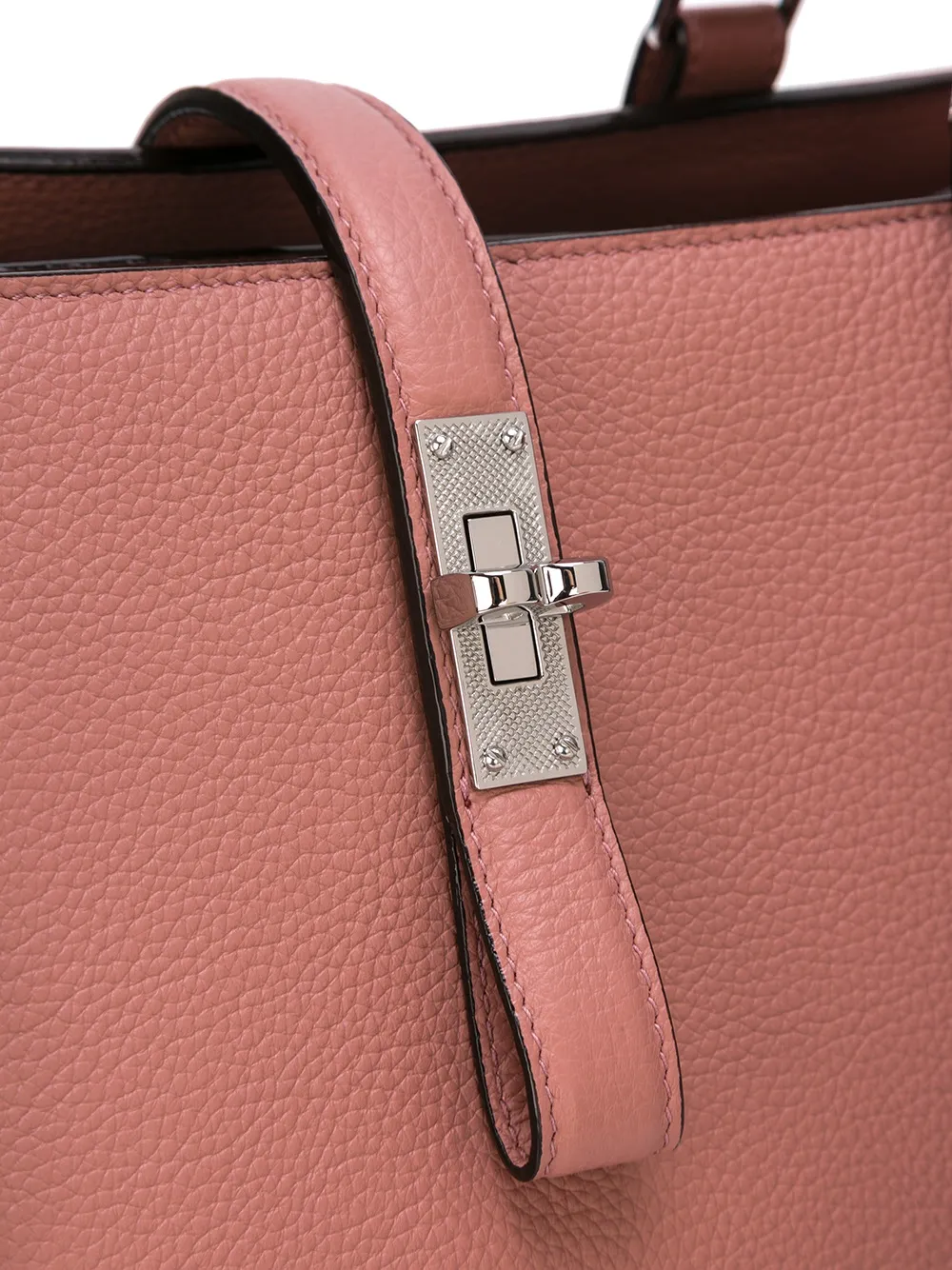 搭扣细节手提包