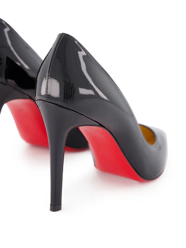Christian Louboutin Pigalle 100mm Leather Pumps Black FARFETCH
