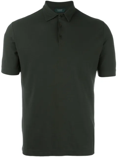 Zanone shortsleeved fitted polo shirt