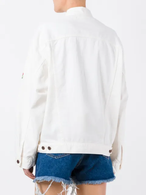 off white white denim jacket