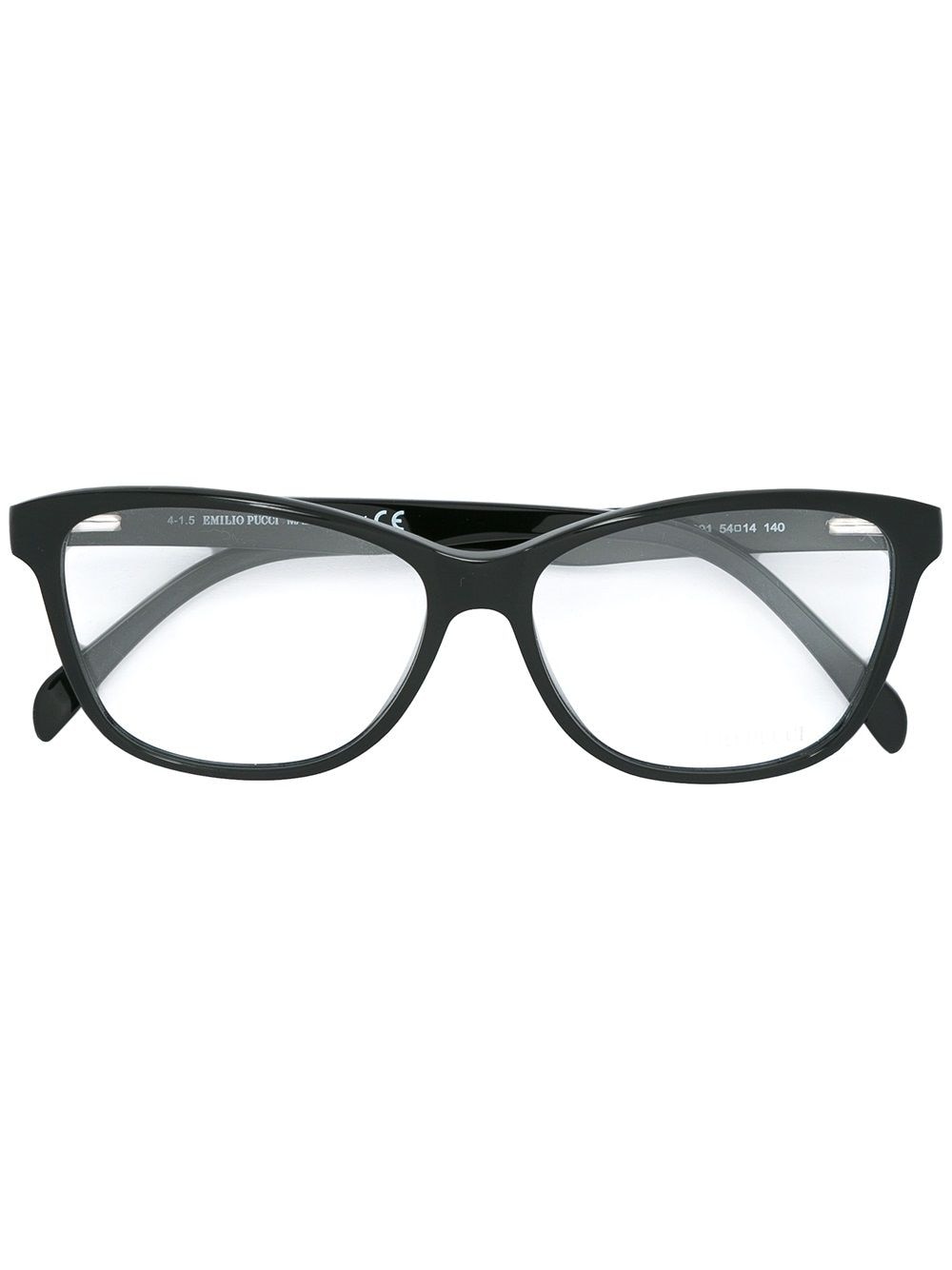Shop Emilio Pucci Optical Glasses In Black
