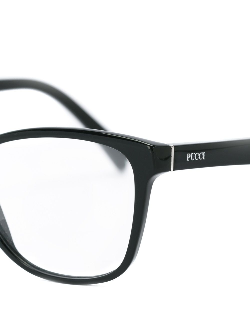 Shop Emilio Pucci Optical Glasses In Black