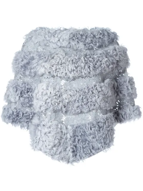Valentino Garavani Cape mit Spitzeneinsätzen