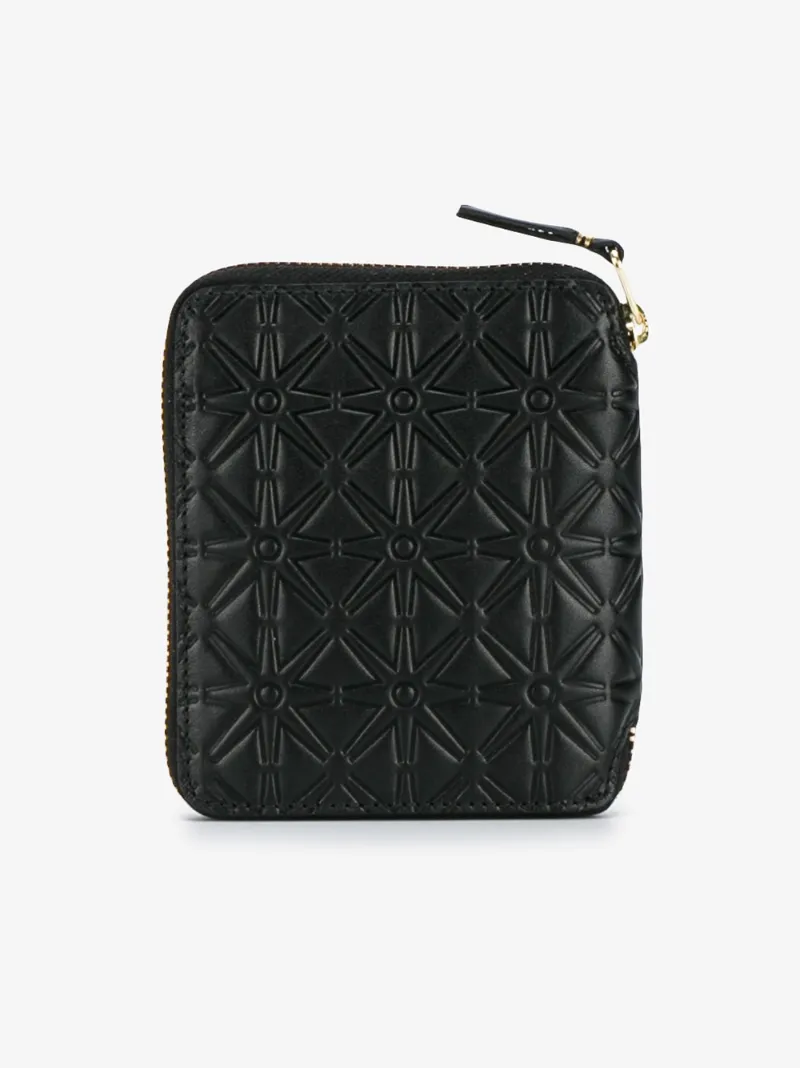 Comme Des Garçons Wallet SA210E Embossed Leather Line Wallet