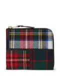 Comme Des Garçons Wallet tartan-check wallet - Red