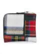 Imagen 2 de Comme Des Garçons Wallet monedero con patchwork de tartán
