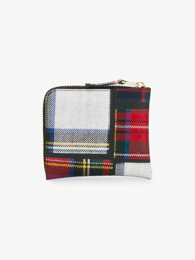 Comme Des Garçons Wallet Red Tartan Wallet
