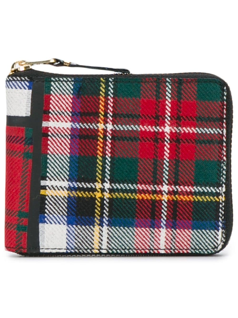 Comme des outlet garcons wallet tartan