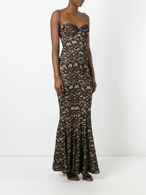norma kamali black gown