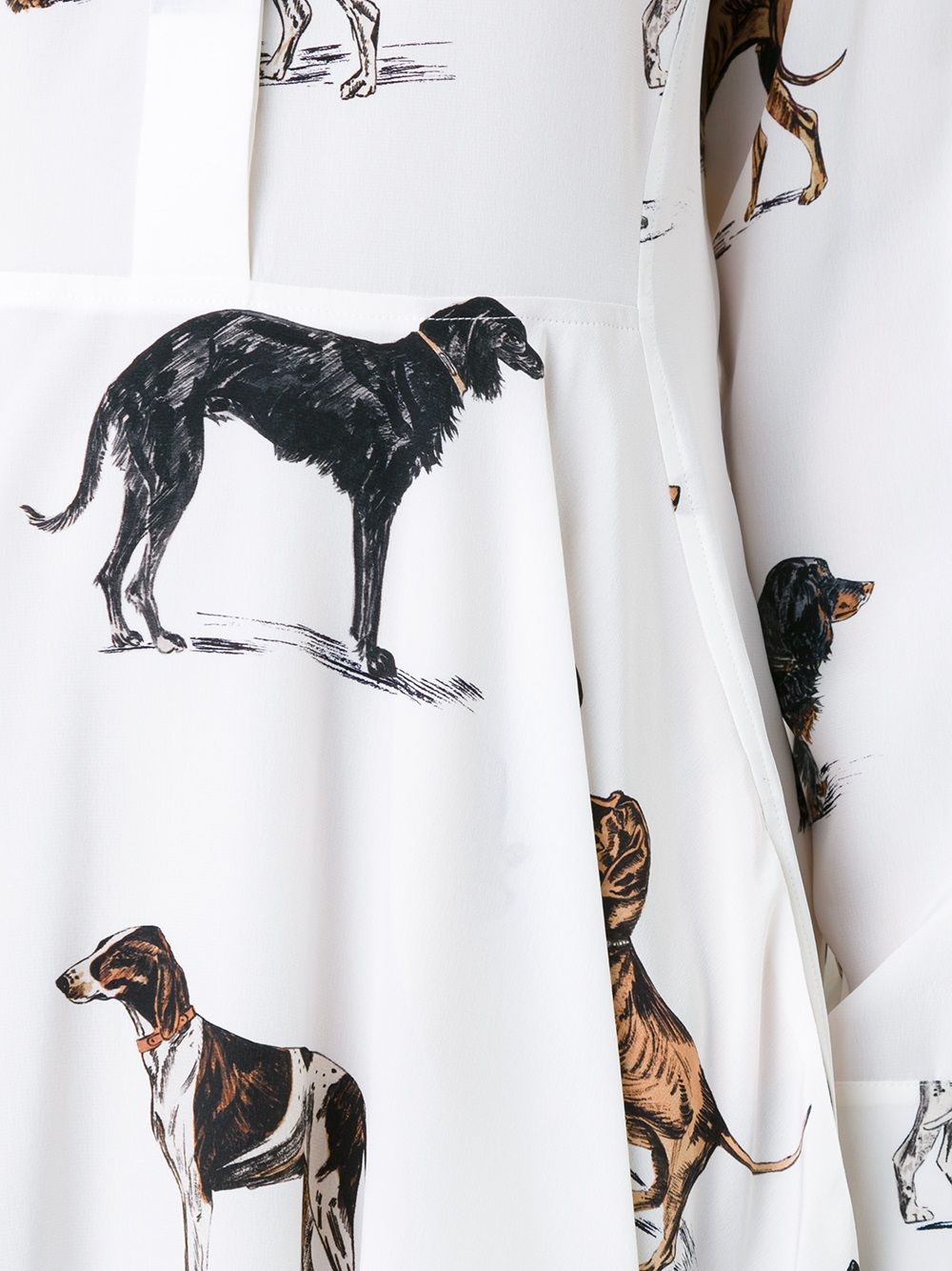 Stella McCartney Dog Print Shirt Dress - Farfetch