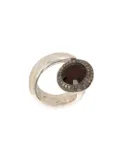 Rosa Maria single stone ring - Silver