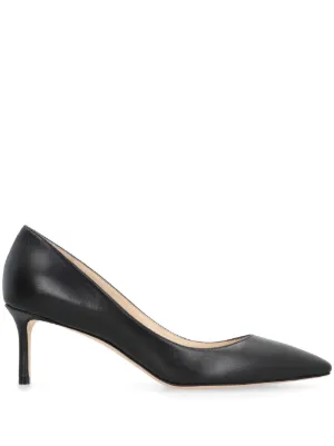 JIMMY CHOO ブラック ハイヒール リボン付き JIMMY CHOO ブラック ハイヒール リボン付き
