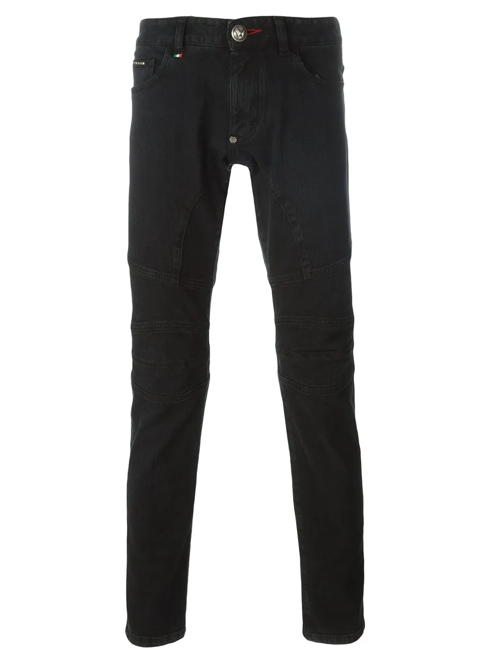 Philipp Plein biker jeans - Nero