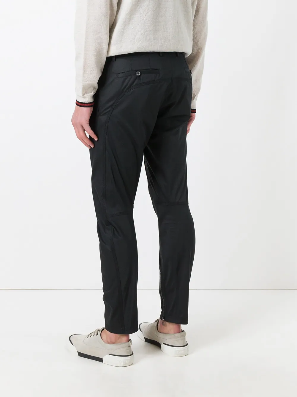 Lanvin ankle zip trousers Zwart