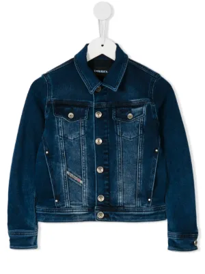 boys distressed denim jacket