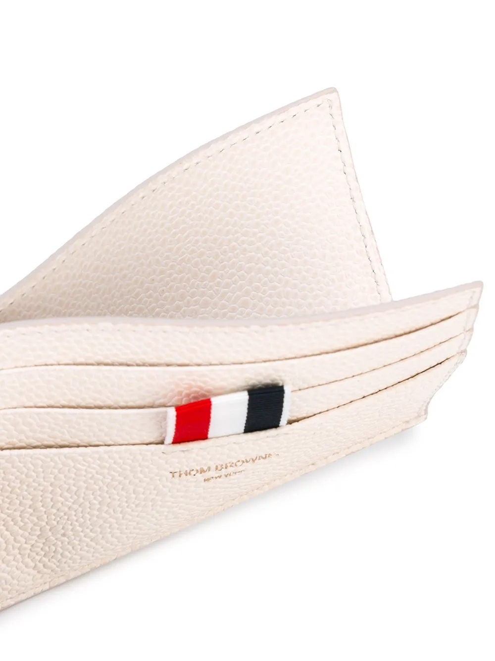 Thom Browne generieke kaarthouder Beige