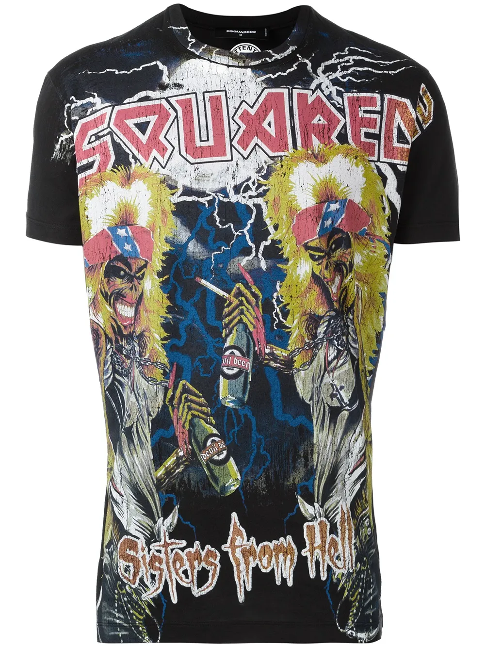 DSQUARED2 Sisters from Hell T-shirt - Nero