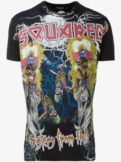DSQUARED2 футболка "Sisters from Hell"
