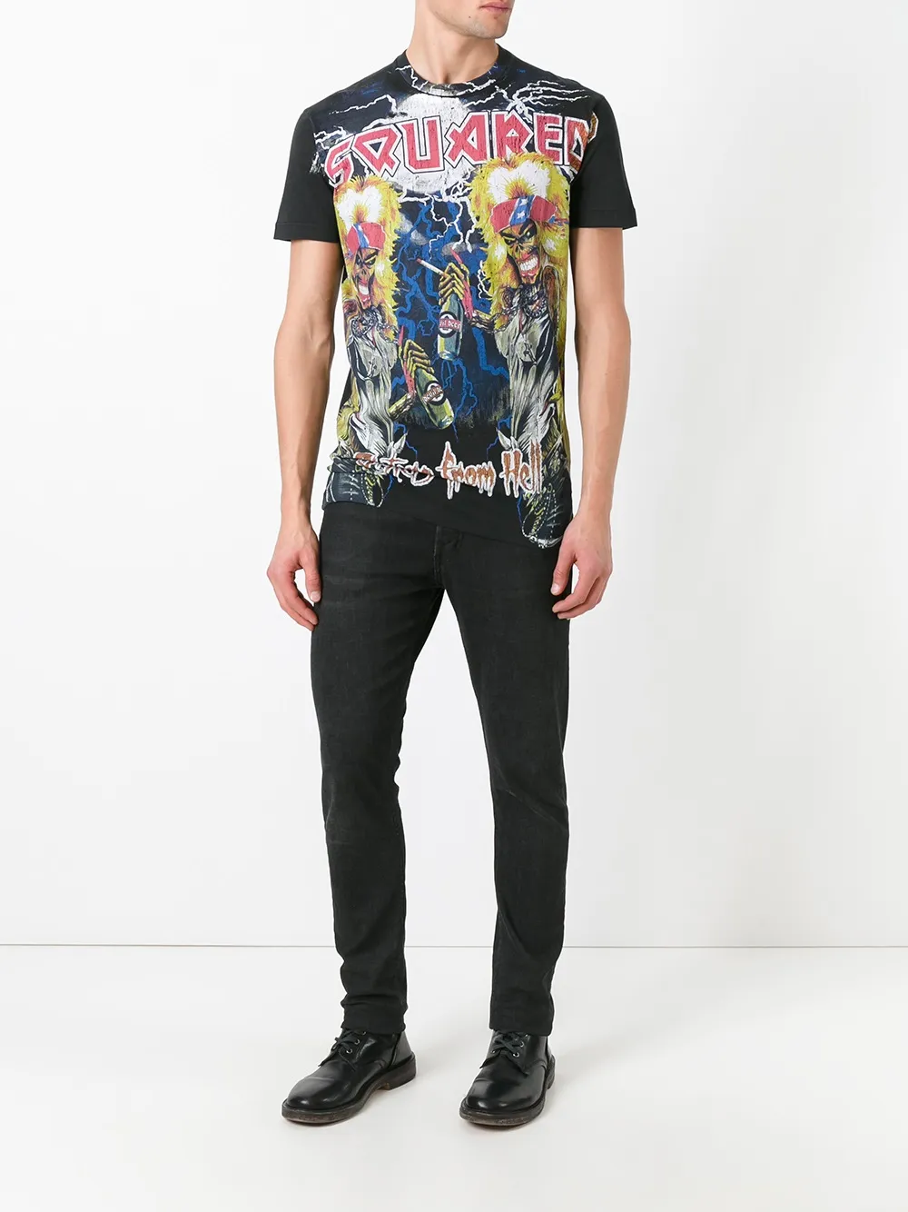 DSQUARED2 Sister van Hell T-shirt Zwart