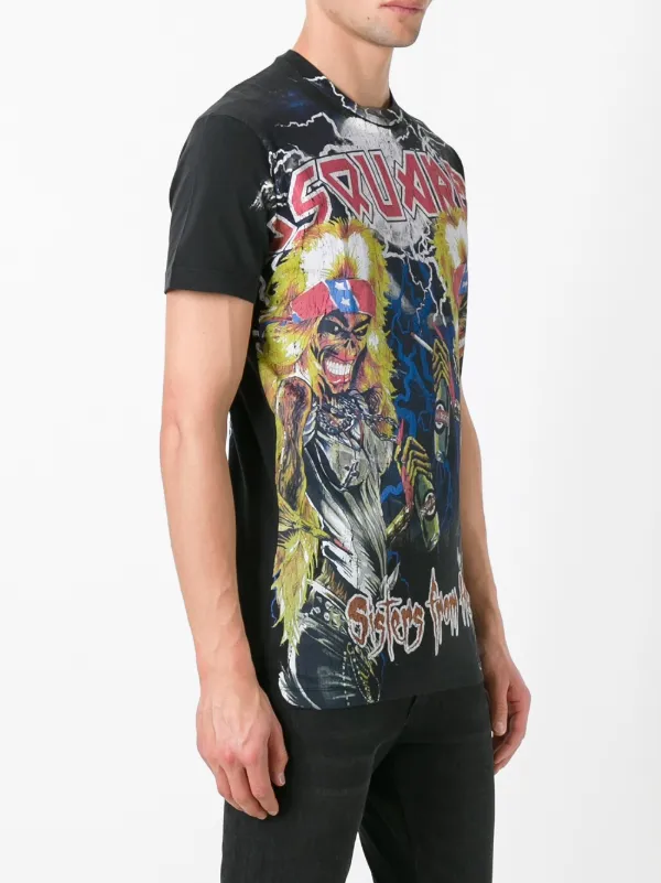 DSQUARED2 Sisters From Hell T-shirt | Black | FARFETCH